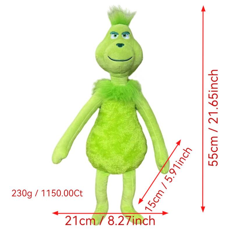 Grinch Plush Toy Grinch Green Monster Grinch Cartoon Cartoon Doll