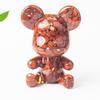 Crystal Resin Bear Car Air Vent Decor With Water Crystal And Crown For Gift Giving