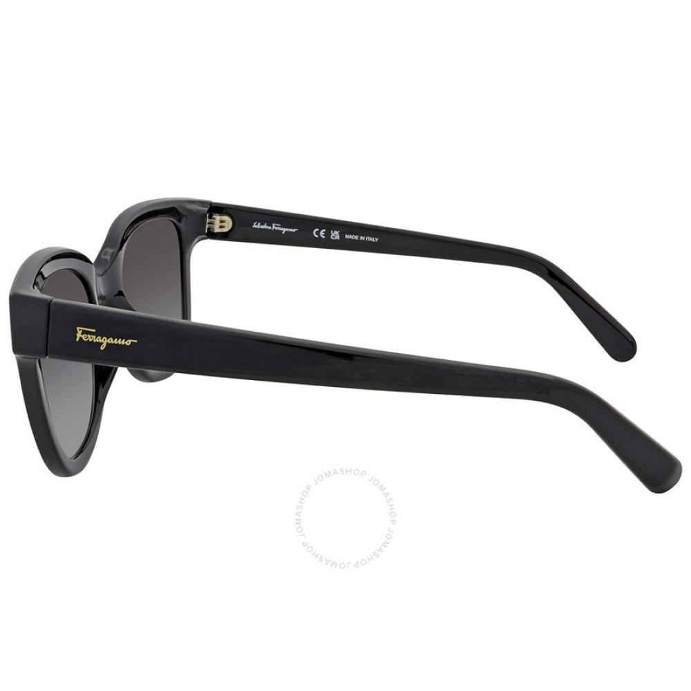 Salvatore Ferragamo Smoke Gradient Square Ladies Sunglasses Sf1066s 001 52