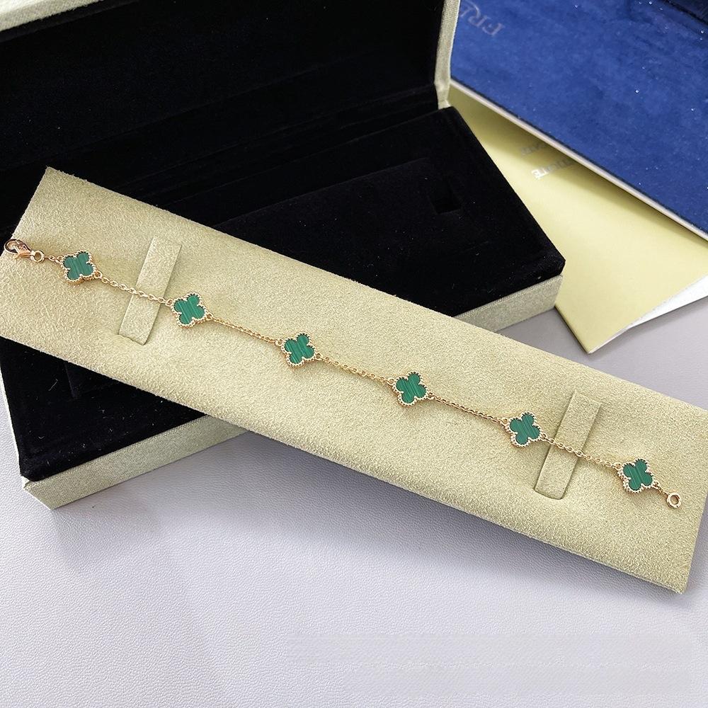 Four-leaf Clover Mini Six-flower Bracelet Classy Luxury Women's Bracelet