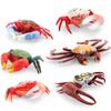 Vividly Colored Pvc Crab Model Featuring Realistic Design Perfect For Collectors And Decor Home