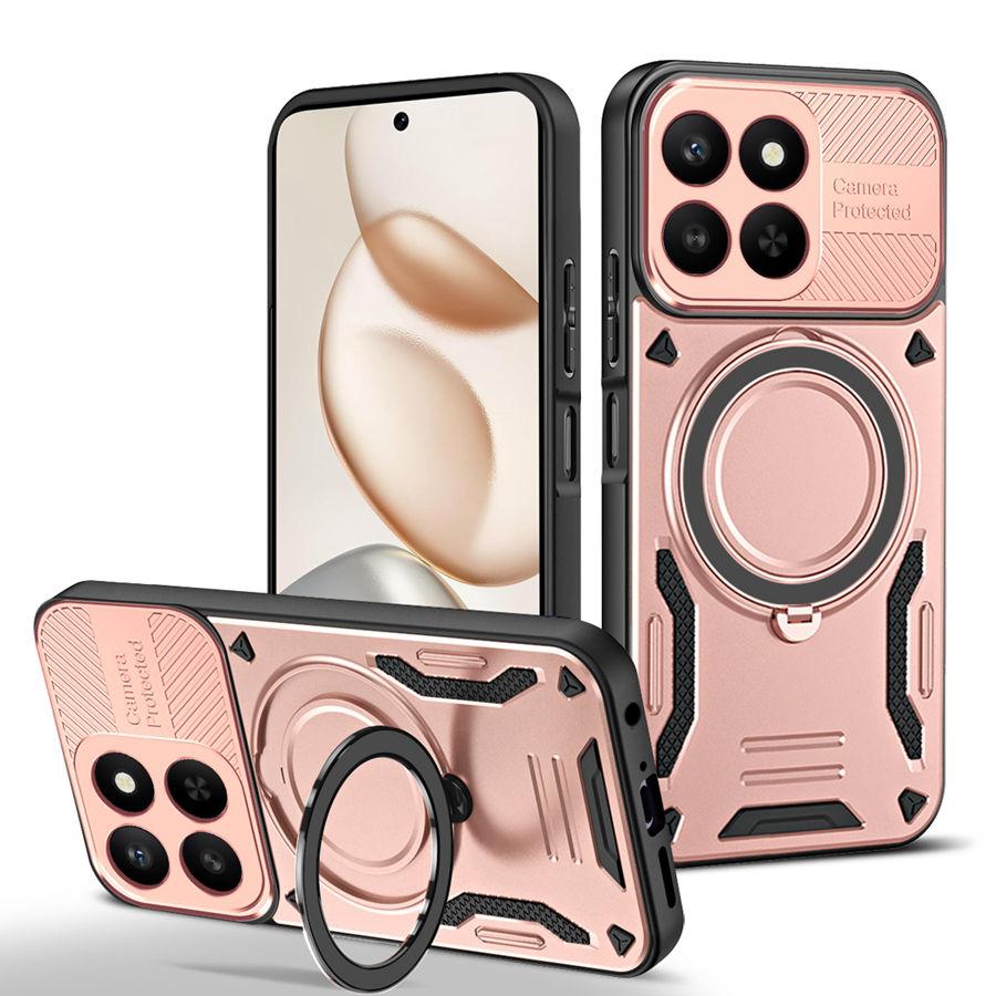 Armor Shockproof Stand Case For iPhone 16e 17e Motorola Honor X7d X8D 400 Reno Realme 15 14T C85 Vivo V60 OPPO A6X A6 Pro Reno 15F Holder Phone Cover