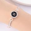 12 Zodiac Signs Bracelet for Women, Rose Gold Plated Inlaid Diamond Constellation Bangle, Fashion Couple Jewelry Gift