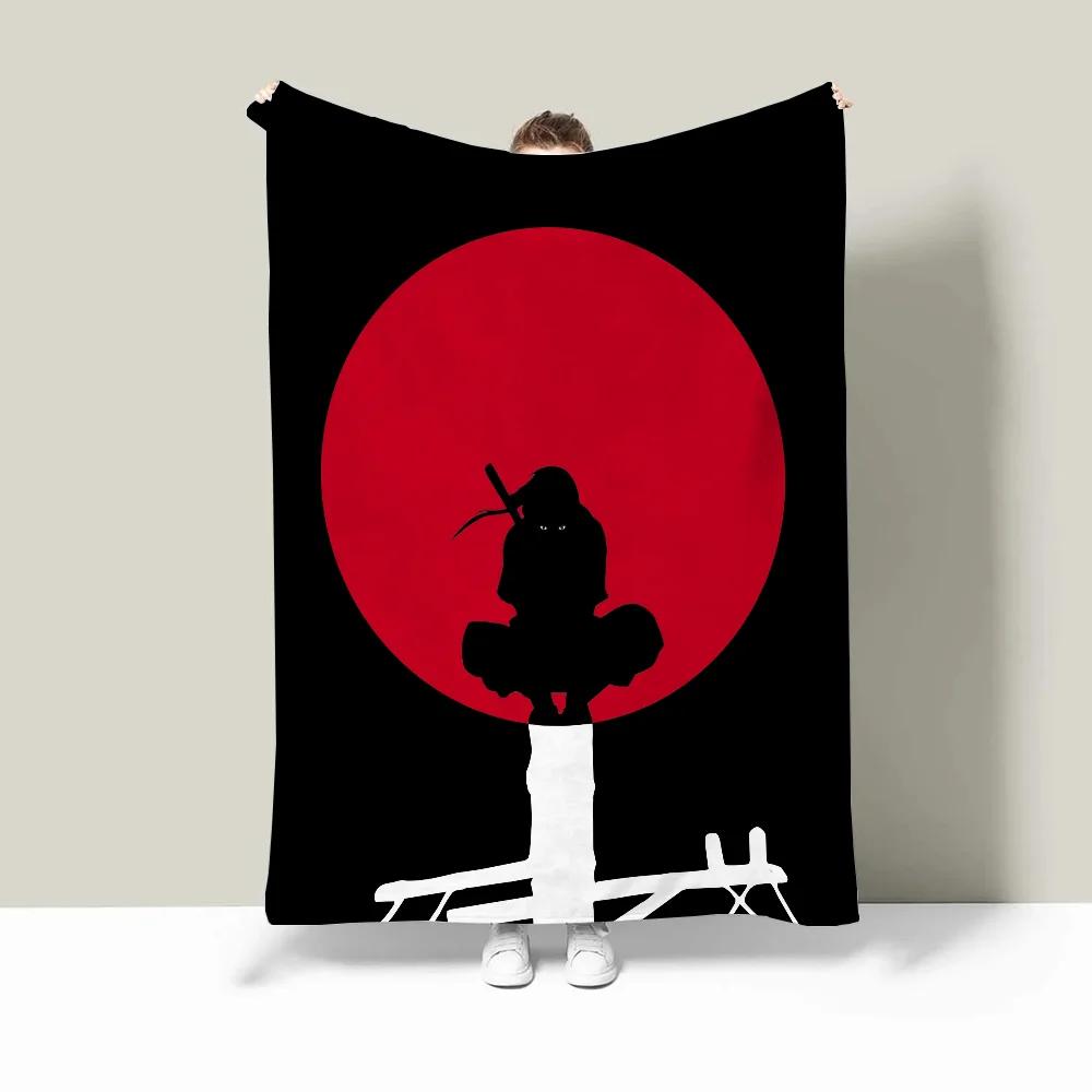 Koc flanelowy Naruto na sofę, zimowy, puszysty, w kratę, luksusowy, dla dorosłych, ręcznik plażowy, dom i dekoracja, pościel z mikrofibry