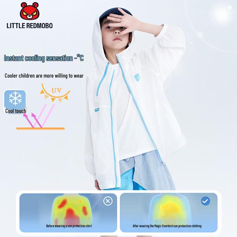 Boys  Hooded Summer Sun Protection Jacket 130