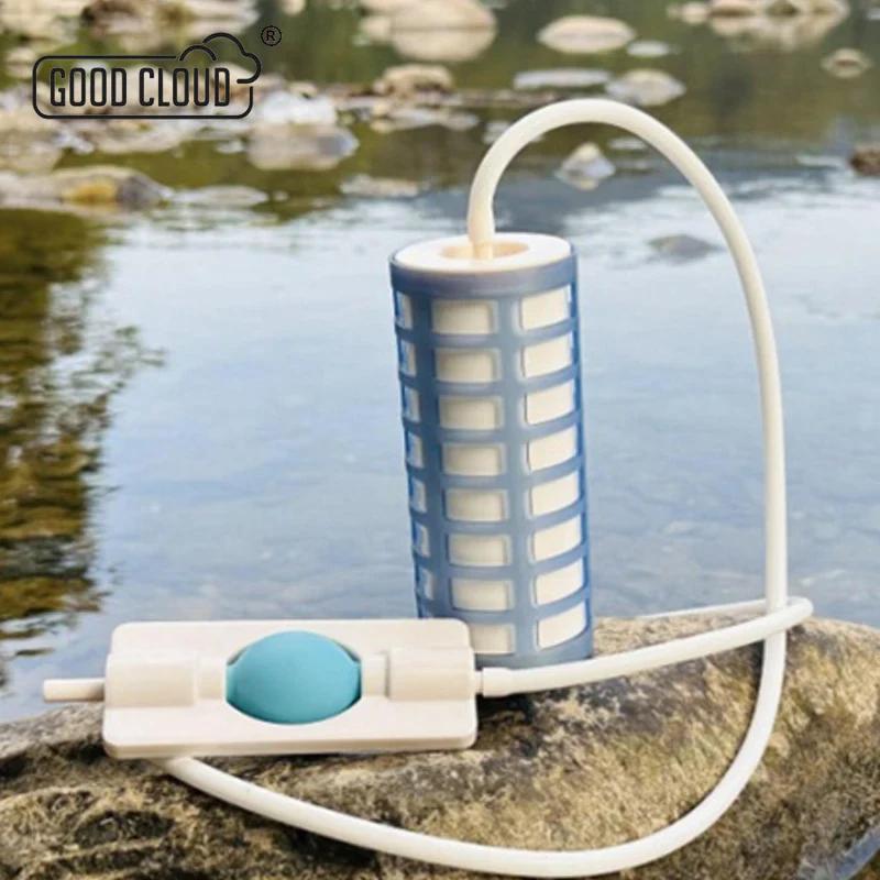 Hiking Climbing Water Filter Ceramic Membrane Purifier Outdoor Water Filter Portable Water Purifier Camping Emergency Equipment