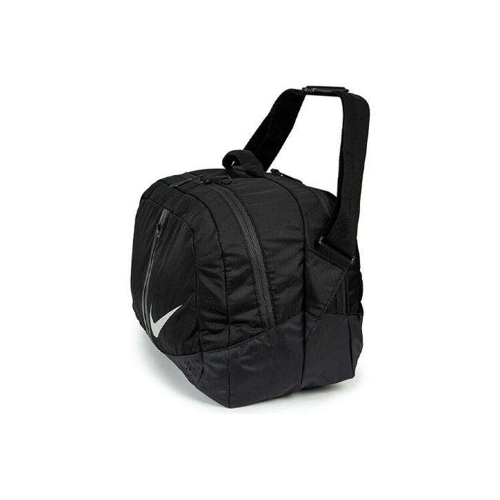 Nike Große Kapazität Polyester Reisetasche Handgehalten Schulter Crossbody Sporttasche Unisex Taschen Schwarz CN0229-045