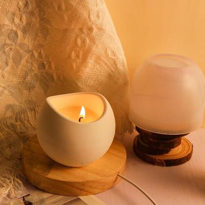 Nordic Style Gypsum Candle Cup Silicone Mold DIY Aromatherapy Candle Jar Concrete Container Wax Cup Cement Flower Pot Molds