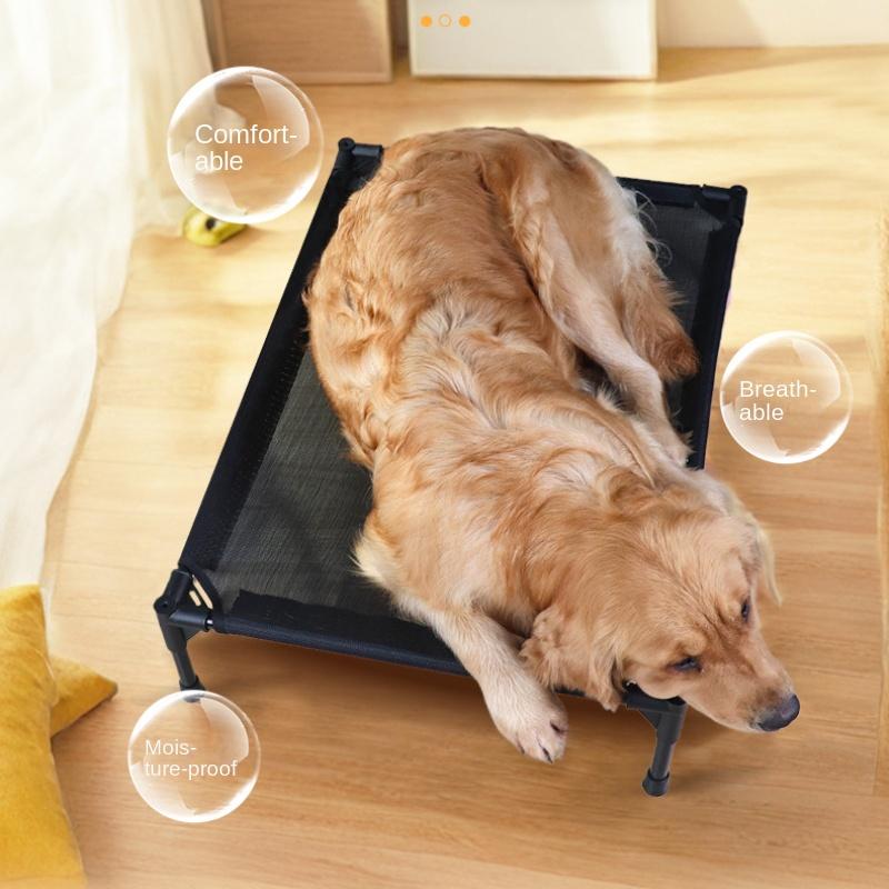 Legowisko dla zwierząt, odporne na wilgoć legowisko polowe dla zwierząt, składane outdoorowe kempingowe legowisko polowe dla zwierząt, uniwersalne legowisko dla psa na każdą porę roku