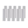 10 Pieces Blank White Cylinder Shape Styrofoam Foam Material for Kids Art Craft DIY Christmas Ornament Decoration
