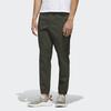 adidas Twill Conical Slim-Fit Cuffed Casual Sport Pants Men Bottoms Deep-Earth-Brown FJ6763