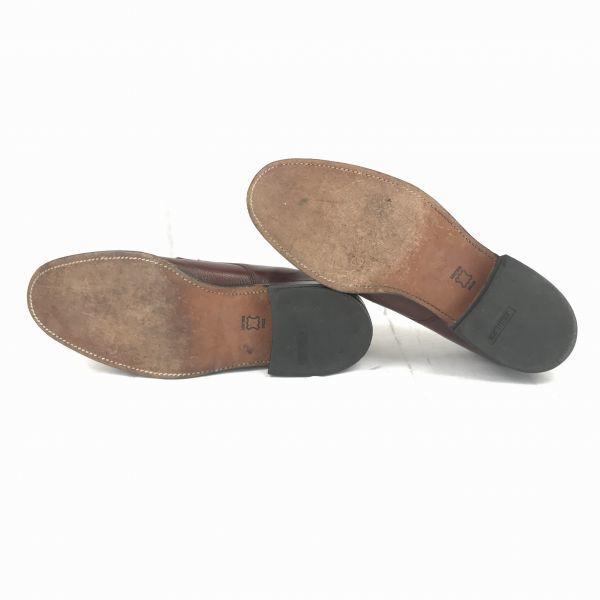 Vintage/ROBLEE/Goodyear Pebbled Leather U-Tip Skor/27.5/Brun/Klänning/Business(BEGAGNAD)