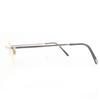 Very Good Cartier Glasses 135 Side Diamond 2P Two Point Silver diamond mens Used