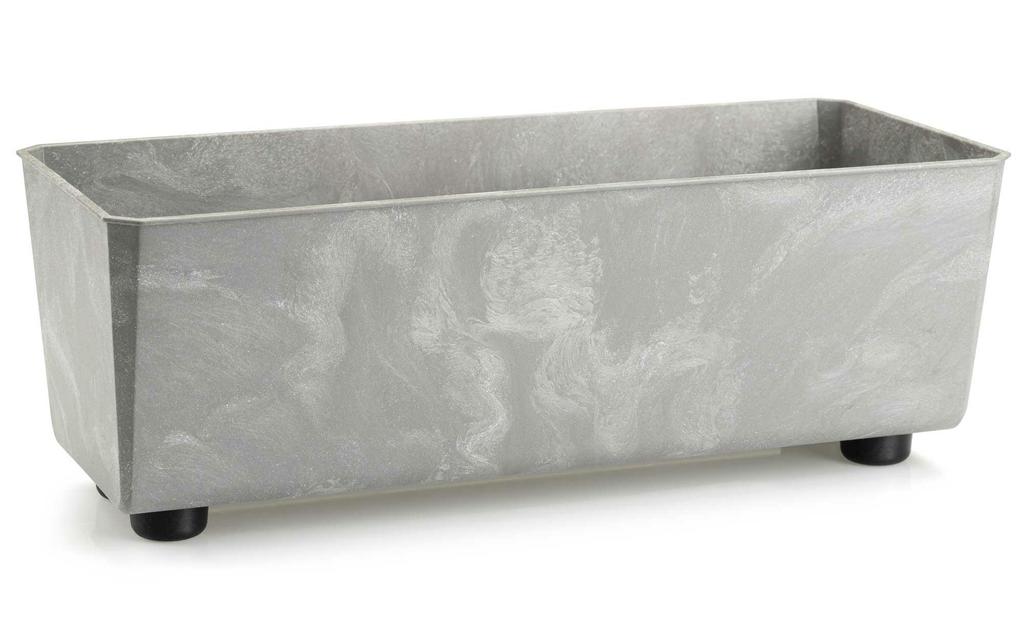 Salvia Gray Concrete Flower Box