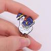 Creative Cartoon Duck Shaped Brooch Unique Gift Item Stylish Metal Badge For All Ages