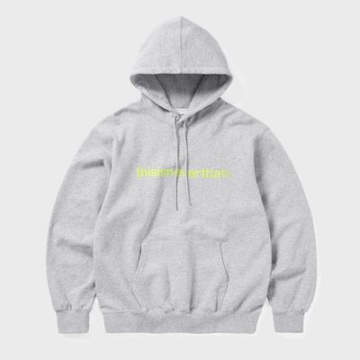 ThIs Is Never ThaT T Logo lT Sweat à capuche Gris chiné