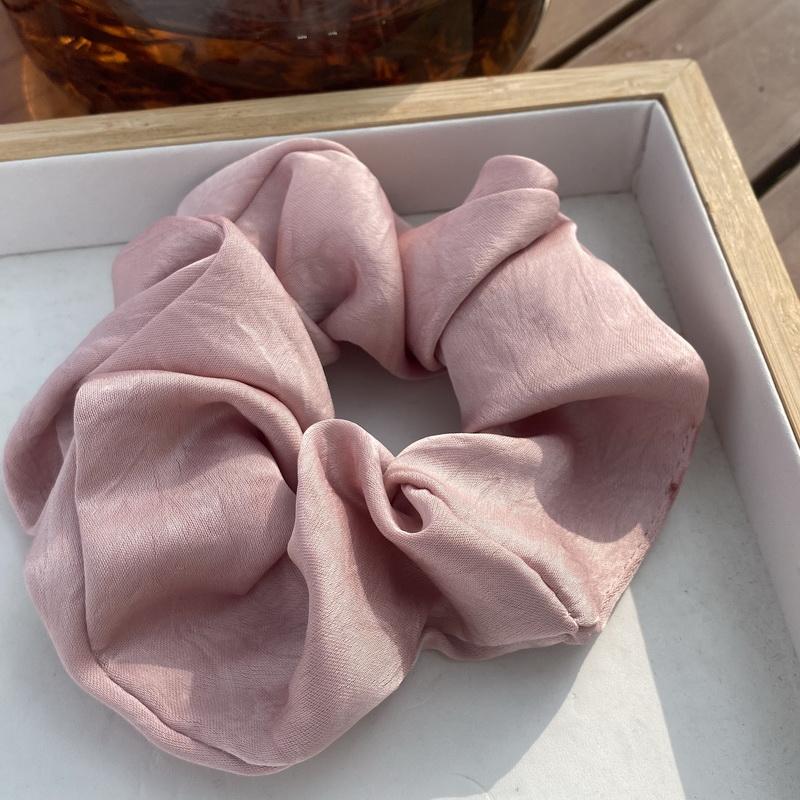 Korea Blumen Schleife Scrunchies für Frauen Satin Langes Band Pferdeschwanz Schal Mädchen Haargummis Druck Elastische Haarbänder Accessoires