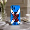 S-Szkocja S-Szkocki-H F-Flaga Etui na Telefon Dla iPhone 17,16,15,14,13,12,11 Plus,Pro Max,XS,Miękki Silikon Czarna Pokrywa