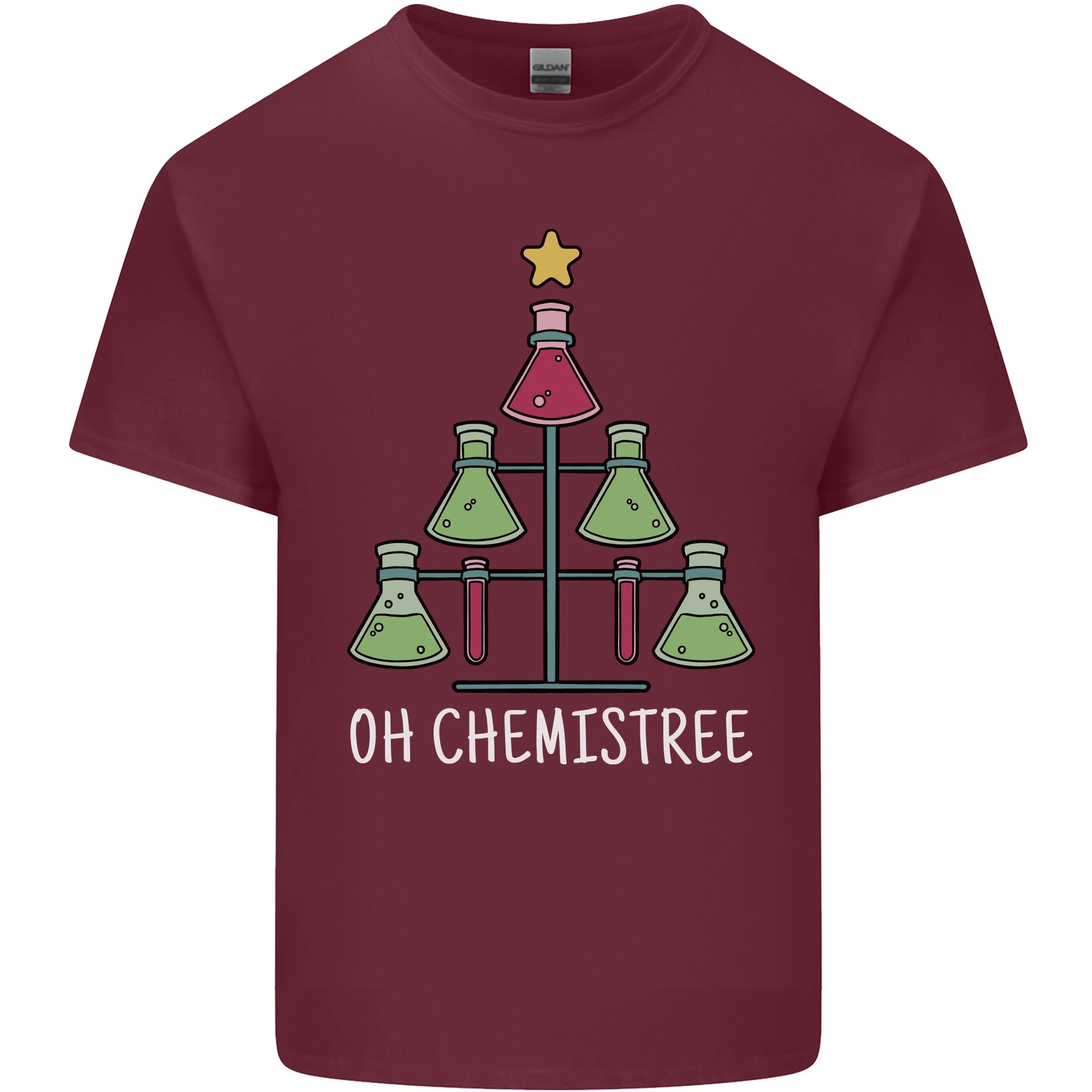 Oh Chemistry Funny Christmas Science Xmas Unisexs Light Cotton TShirt S