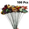 100Pcs/Set 3D Simulation Butterflies Garden Yard Planter Colorful Butterfly Stakes Decoracion Outdoor Decor Flower Pots Decor