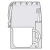 Skater Children's Cup Bag 21 x 15cm Princess 23 Made in Japan KB62-A