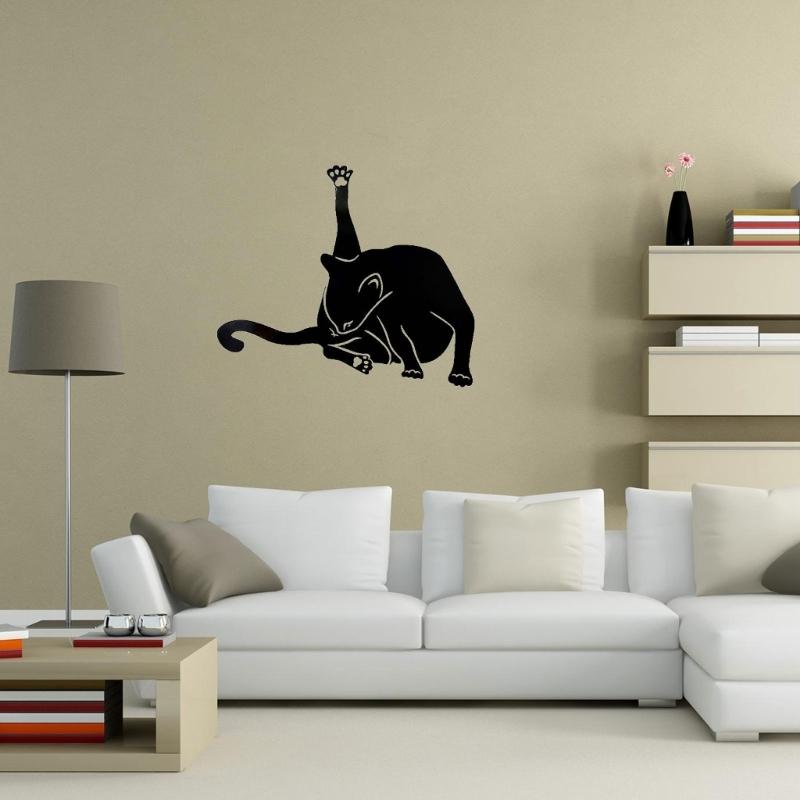 Handcraft Moon Cat Shape Iron Party Decor Delicate Craftsmanship, Enchanting Spooky Atmospheres at Home Offices