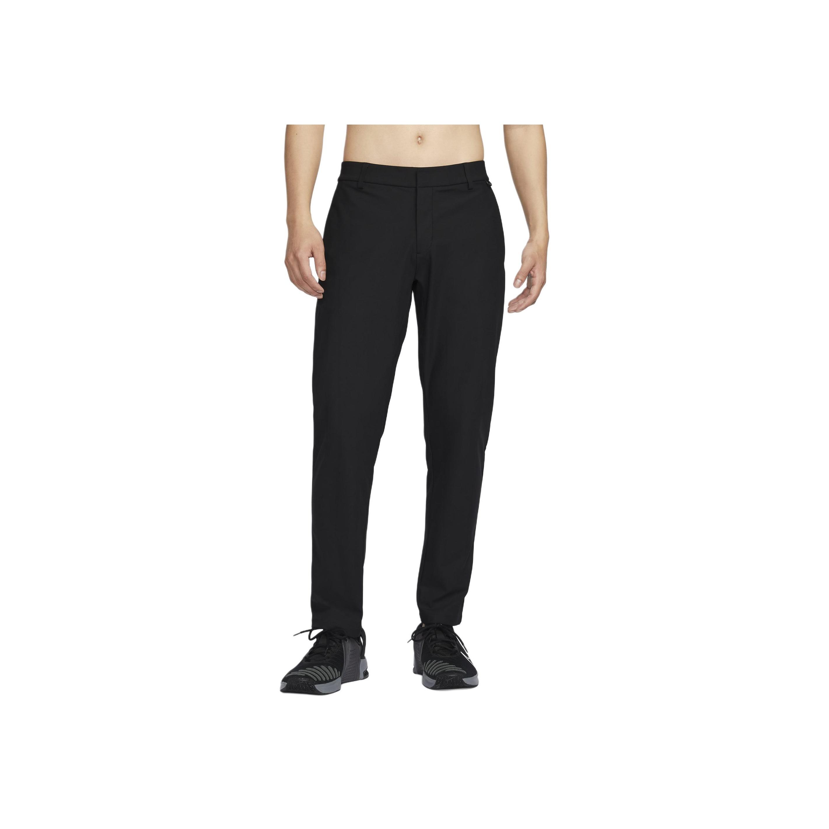 

Nike Dri-Fit Серия 24.7 Защита от солнца Быстросохнущие Облегающий крой Удобные Спортивные брюки из трикотажа Мужские брюки Черный Темно-дымчато-серый HQ6919-010 30/30