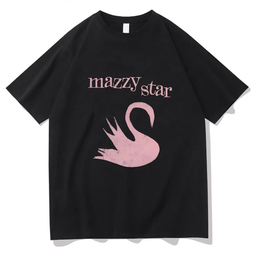 

2026 New Alternative Rock Band Mazzy Star Casual T-shirt Funny Graphic Printing Tee-shirt Short Sleeve Cotton Women Men Tshir... S разноцветный