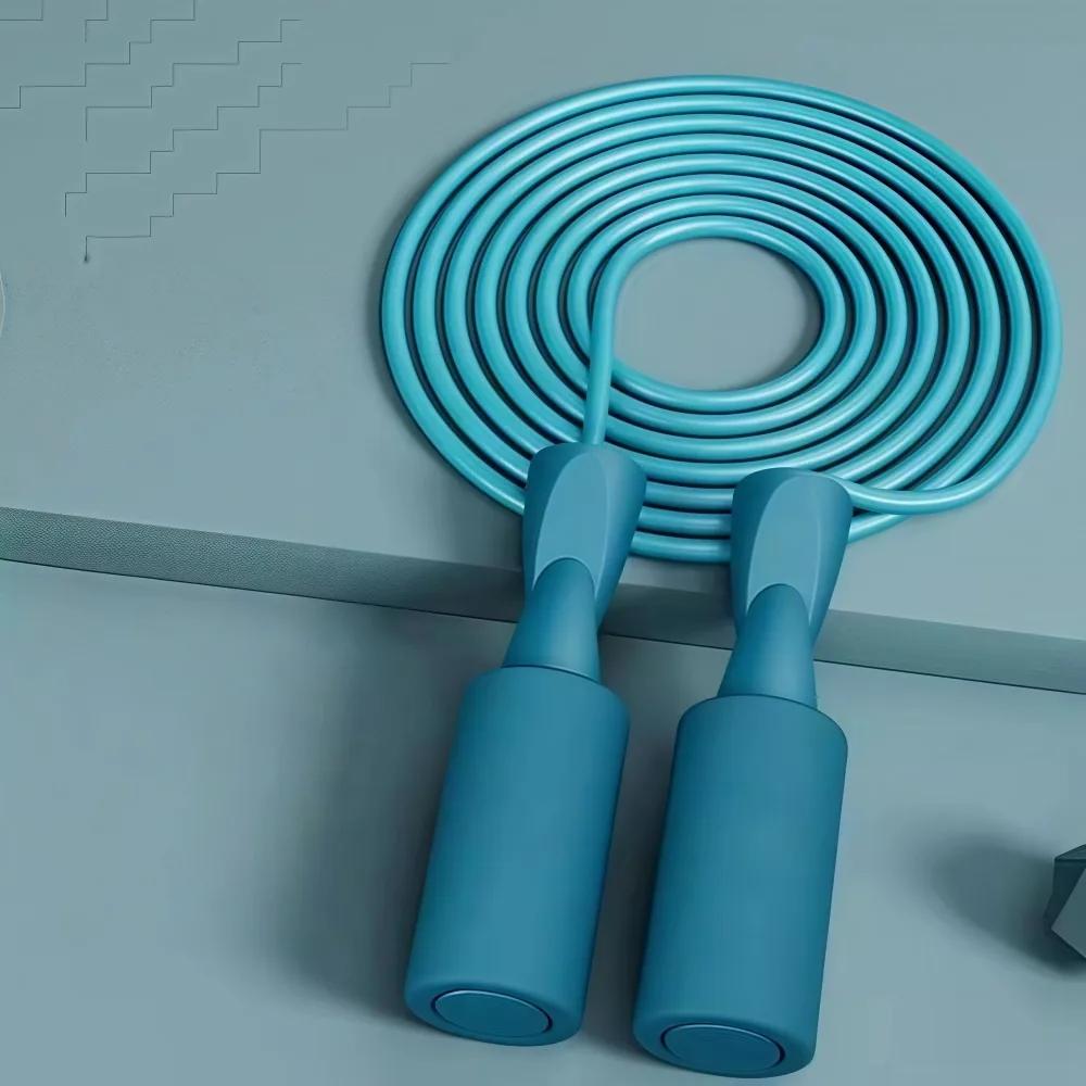 Tangle-Free PVC Jump Rope Lightweight Wear Resistant Yoga Skipping Rope Non-slip 2.8m Fitness Rope Skipping