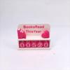 3D Printed 3D Book Read Counter Manual Counter Book Lover Sign Book Tracker Books Read This Year Sign Creative