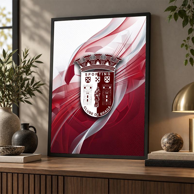 Braga FC Diamond Painting Kit 5D Full Drill DIY Diamond Mosaic Wall Art Home Decor