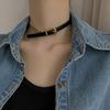 Women Fashion Leather Chain Necklace A Two-Wearing Neck Joint Bracelet