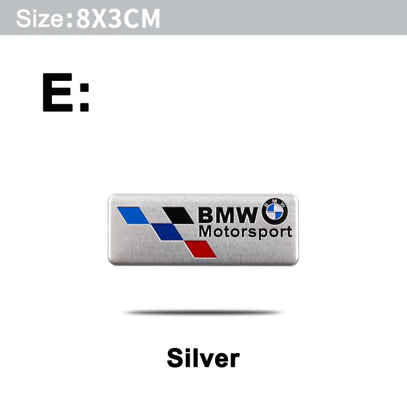 Sticker Emblemi Styling Auto Lega di Alluminio Parafango Auto Bagagliaio Stemmi Per BMW M E46 E90 E60 F30 F10 E39 E36 F20 G30 /Valvole Pneumatici Auto