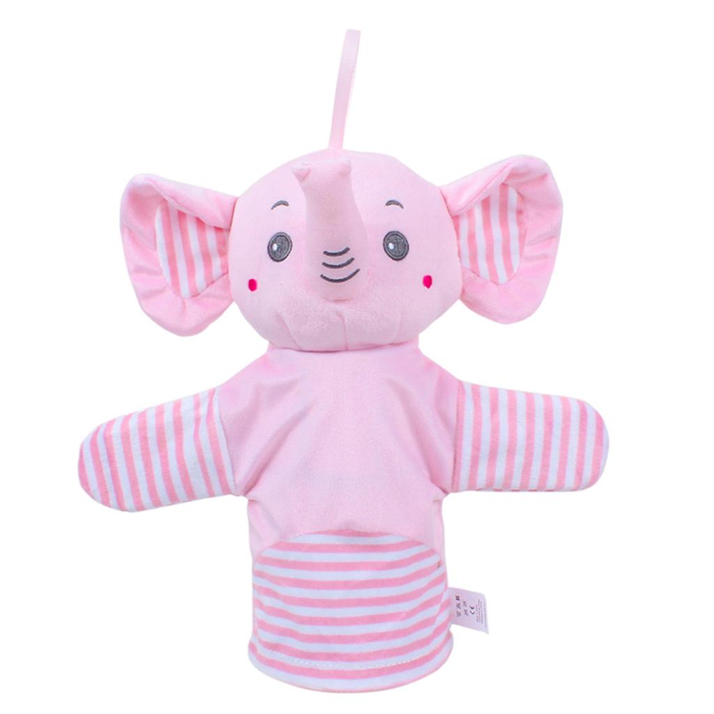 Cartoon Animals Hand Puppet Plush Toy Animals Puppets With Movable Hand For Kid Children
