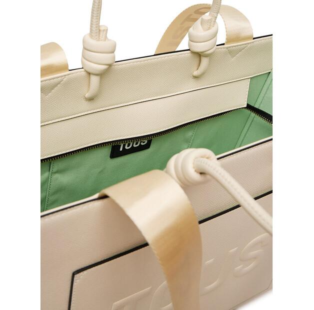 TOUS Amaya La Rue New 2002025801 Beige Handbag