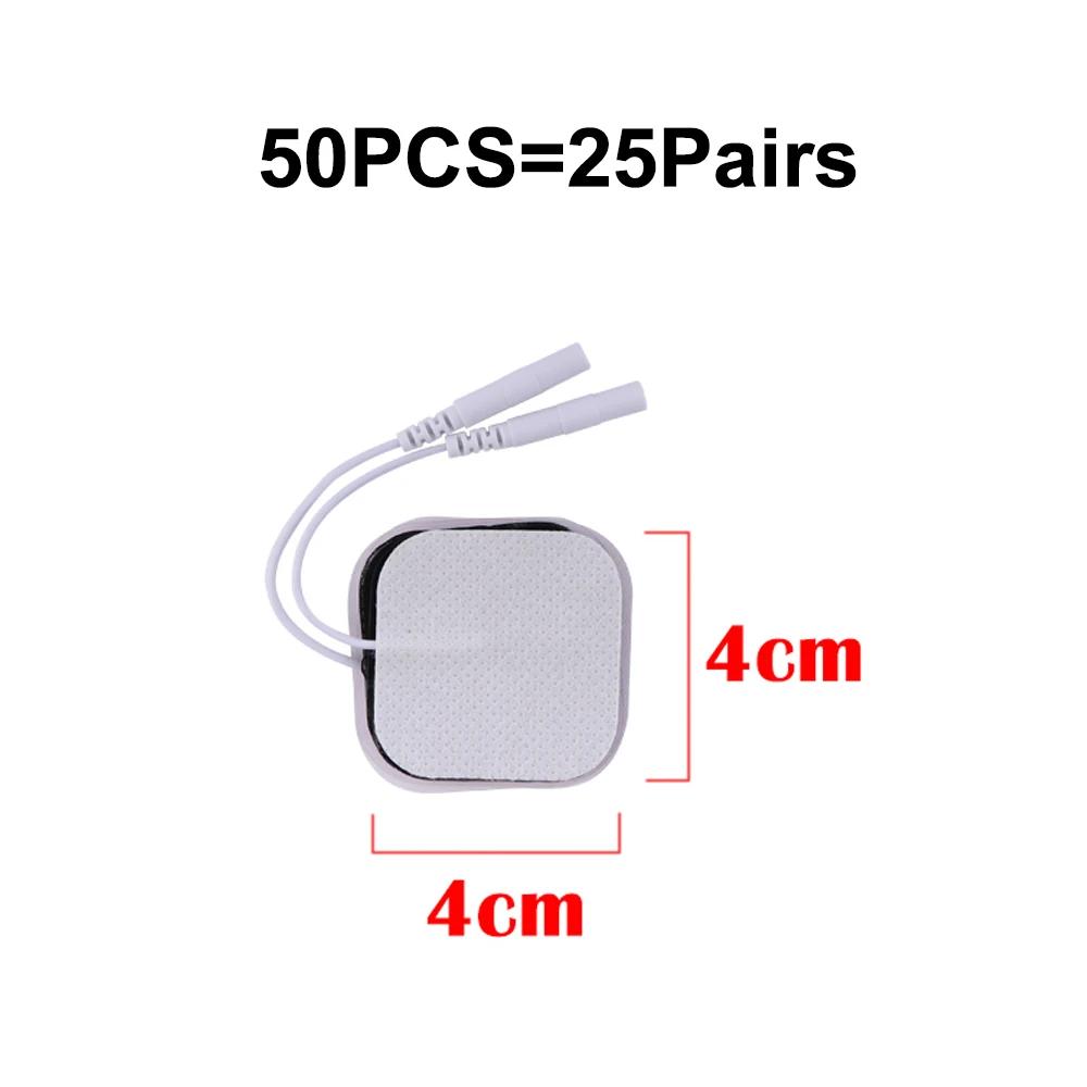 5x5cm 4x4cm Muscle Stimulator Electrode Pads Non-woven Fabric Self Adhesive Replacement Pads for Tens Digital massage Machine