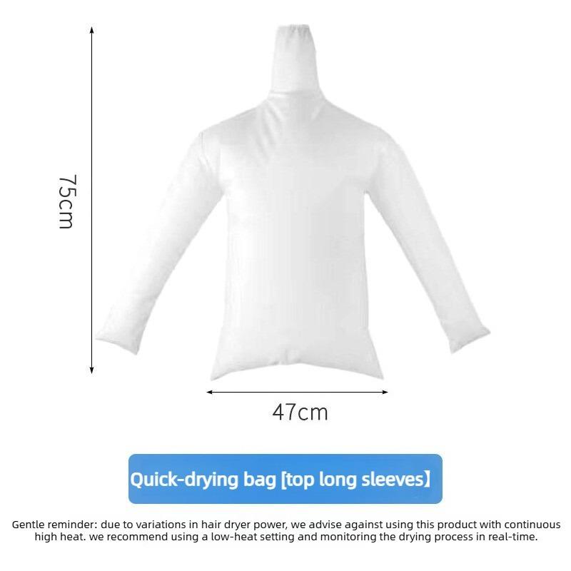 1-10PCS Portable Clothes Drying Bag Hair Dryer Port Fast Folding Garment Dryer for Travel Dorm Down Jacket and Delicates Care