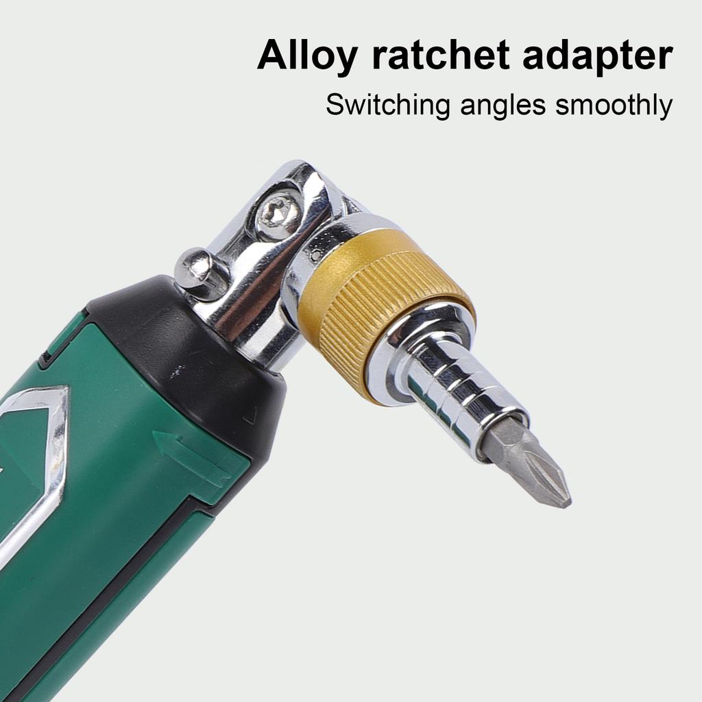 14 In 1 Ratchet Screwdriver Set with 180 Degree Rotation CRV Bits Built In Storage Design for 1/4 Inch Interface for Home Repair Furniture Assembly Au