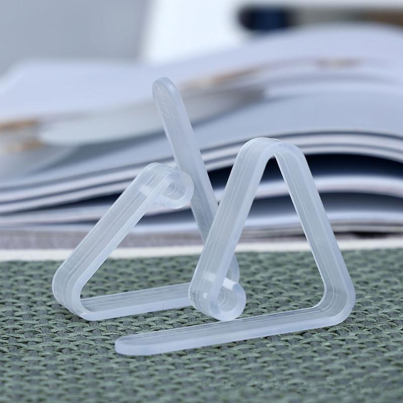 10Pcs Tablecloth Transparent Anti Slip Clip Fixing Buckle Household Table Corner Tablecloth Clip Fixing Device Plastic Buckle