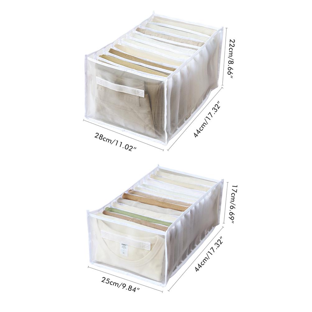 Kleiderschrank Kleider Organizer Schrank Aufbewahrungskörbe Faltbar Platzsparend Kleideraufbewahrungsboxen Behälter für Schlafzimmer Wohnheim