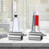 Portable Toothpaste Squeezer Tube Manual Rolling Toothpaste Dispenser Stainless Steel Durable Cosmetic Rotate Dispenser