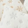 Snowflake Print Cushion Cover Sofa Couch Decoration Pillow Cover  Pillowcase Perfect for Christmas Decorations