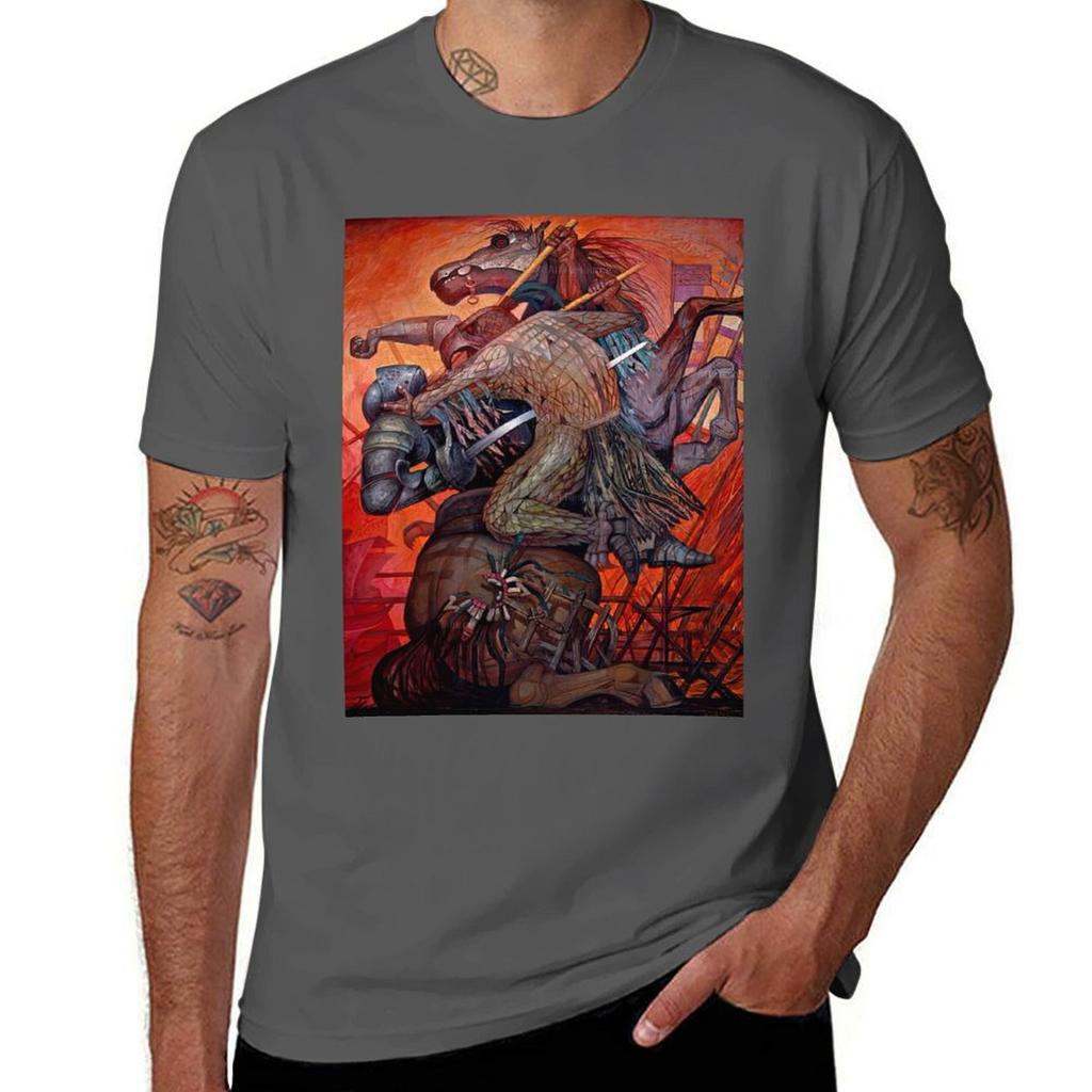 The Fusion Of Two Cultures By Jorge Gonazalez Camarena Tshirt Stain Resistant Casual Tee