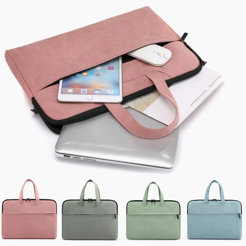 Large Capacity Gift Business Bag Handheld Information Bag Canvas Oxford Zipper File Bag Waterproof Briefcase Handbags