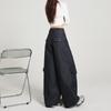 Women's 2025 Autumn Retro Wide-Leg Cargo Pants