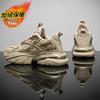 Winter new low-top velvet thickened cold-proof and warm large cotton shoes, light and comfortable dad shoes