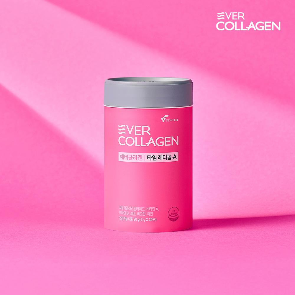 Ever Collagen Time Retinol A 4-month Supply Kim Hye-soo Low Molecular Tripeptide Inner Beauty