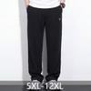 Pantaloni a zampa larga a costine da uomo taglie forti – Pantaloni elasticizzati con elastico in vita e coulisse (Taglie 5XL-12XL) per l'abbigliamento casual