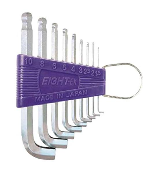 

Восемь шестигранных конических стандартных экстра TTRS9 гаечных ключей, головка, размеры, короткие, набор,