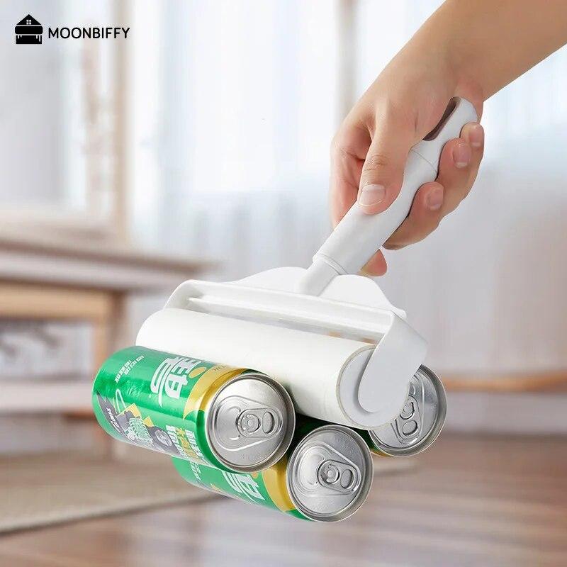 

Липкий валик для волос, длинный стержень, не наклоняется, портативный, для бытовой чистки, средство для удаления волос с домашних животных, липкий валик для волос, средство для удаления волос с домашних животных